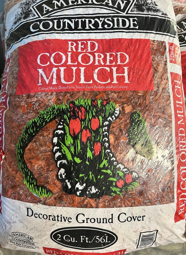 Mulch RED - 2cf Bag